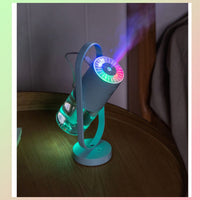 LED Lights Shadow Mini Air Humidifier For Desk and Table