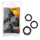 Blush Stay Hard - Beaded Cock Rings