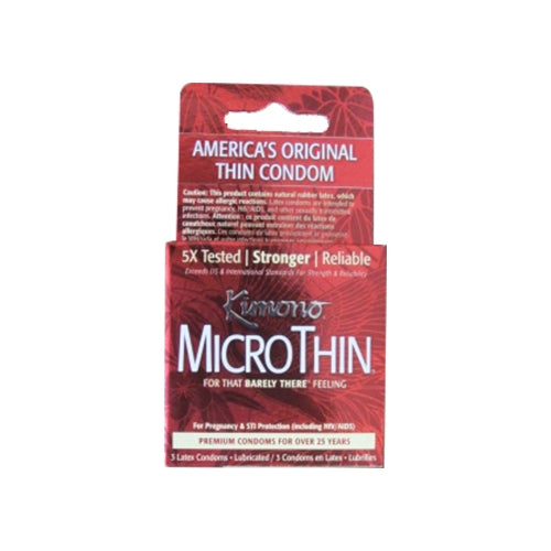 Kimono Micro Thin 3pk Condoms