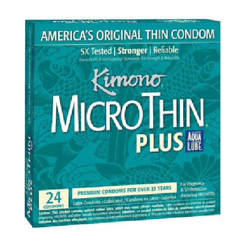 Kimono Micro Thin with Aqua Lube 24pk