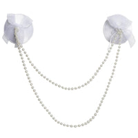 Women Pearl Strand Nipple Pasties-Party Accessories