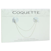 Women Pearl Strand Nipple Pasties-Party Accessories