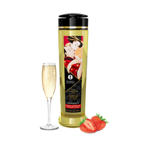 Erotic Massage Oils Champagne & Strawberries (240ml/8oz)