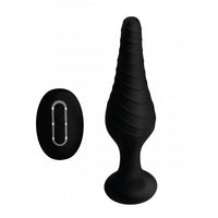 Silicone Vibrating Anal Plug with Remote Control